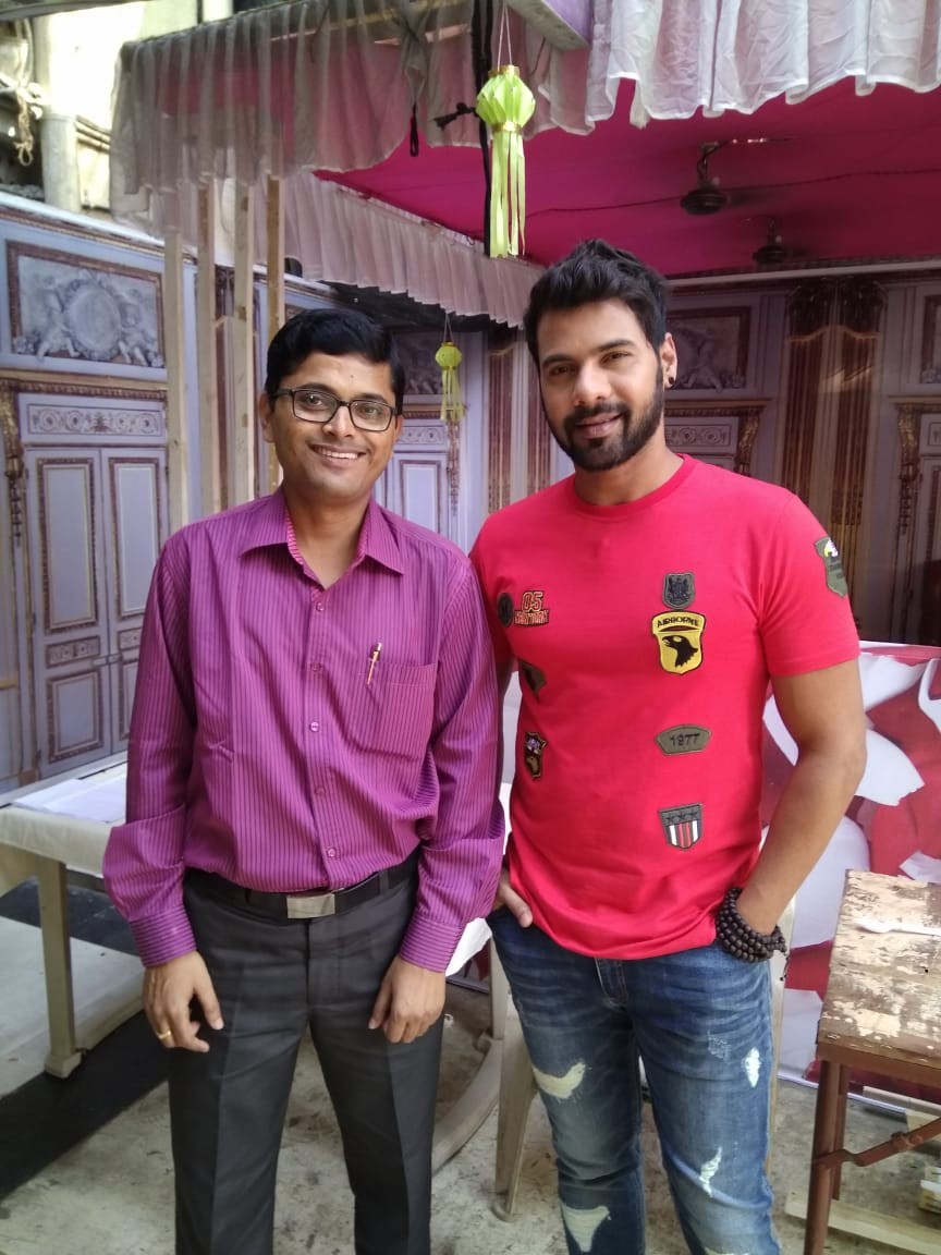 With Hindi Serial Actor Abhishekh Mehara