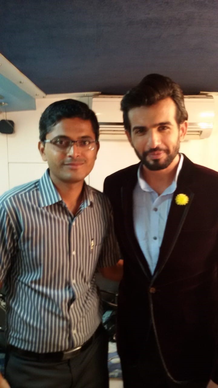 With Hindi Serial Actor Jay Bhanushali