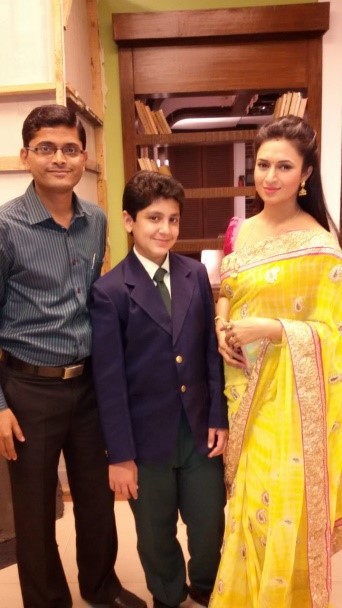 With Hindi Serial Actress Divyanka Tripathi